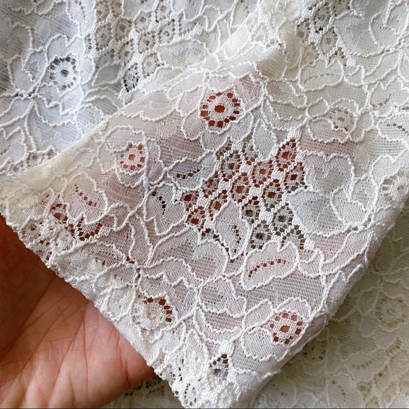 🐚 NEW LOOK IVORY LACE BEACH COVERUP! - Picture 6 of 9